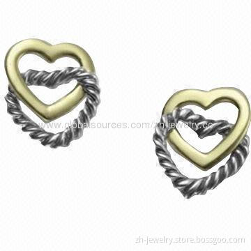Sterling Silver Stud Earrings/925 Silver Earrings with Screw Back